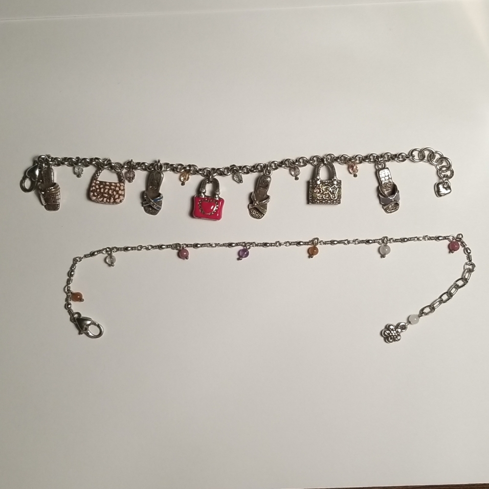 Brighton Charm Bracelet WITH coordinating Ankle Bracelet